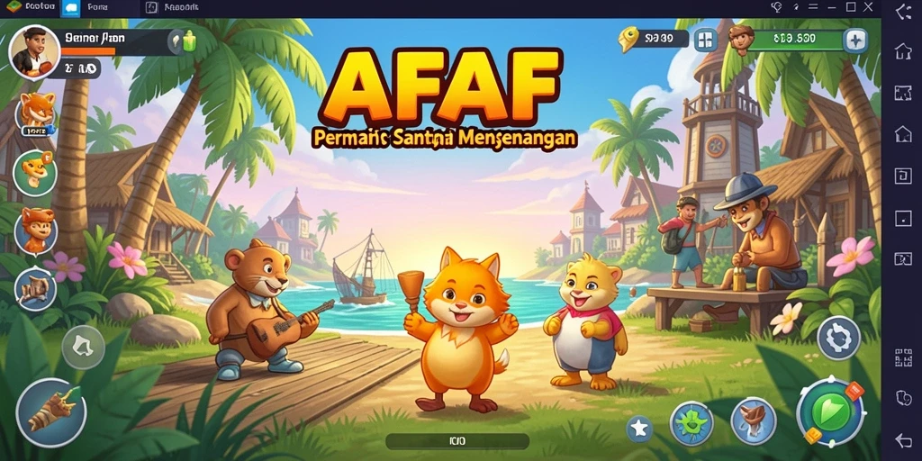 Screenshot utama AFAF menampilkan keseruan gameplay Casual yang menghibur.