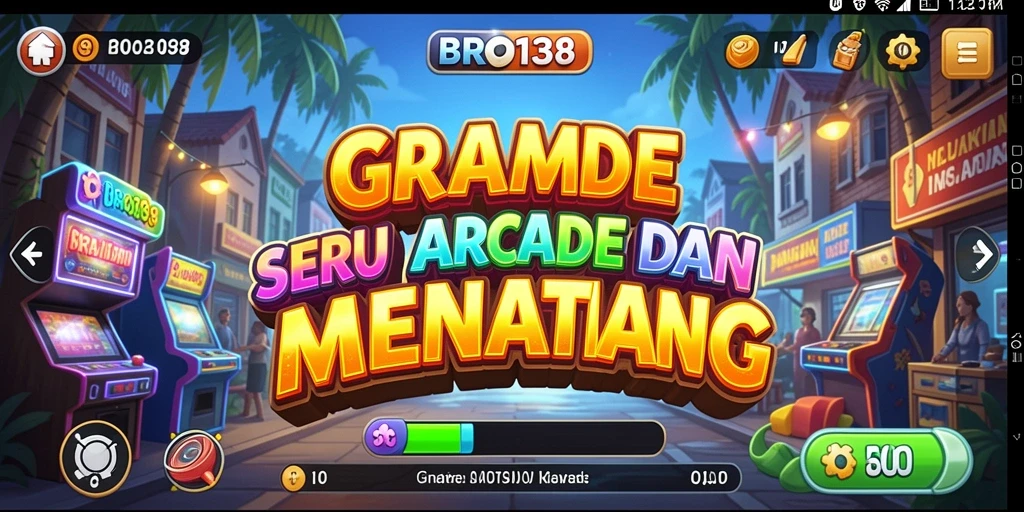 Tampilan gameplay seru dari BRO138 dengan rintangan menantang.