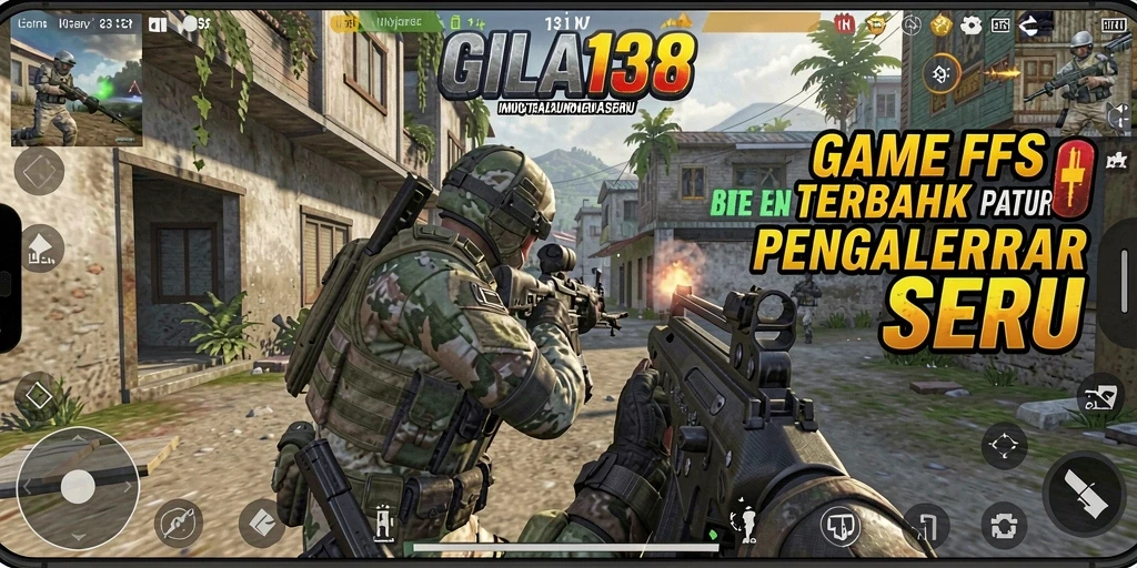 Screenshot gameplay GILA138 menampilkan aksi tembak-menembak yang mendebarkan.
