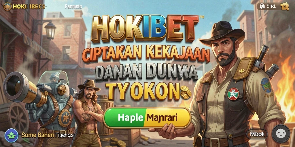 Tampilan gameplay HOKIBET yang menarik dengan manajemen bisnis yang seru.