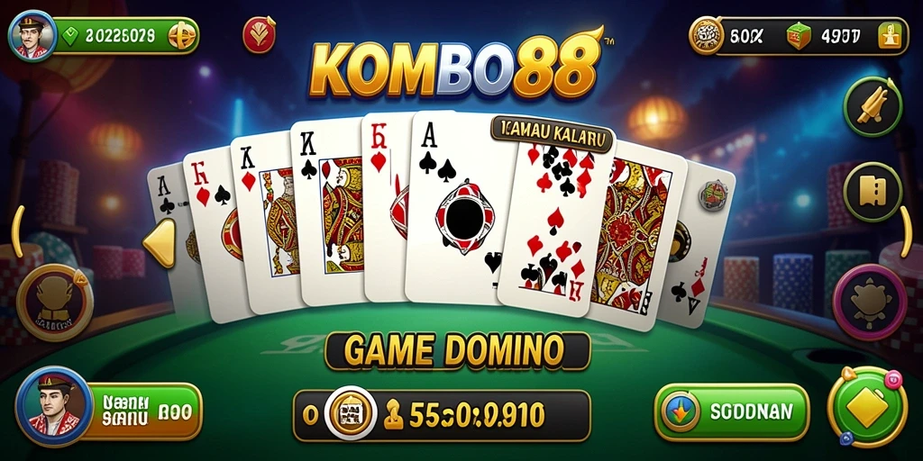 Tampilan gameplay seru dan menantang di KOMBO88.