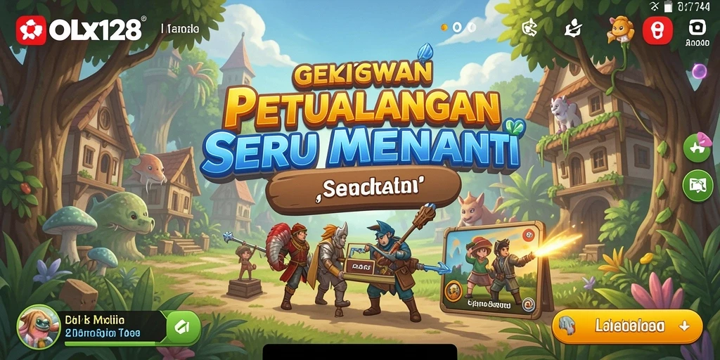 Tampilan gameplay OLX128 yang mendebarkan dan penuh aksi.