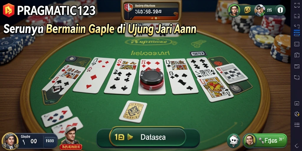 Gameplay seru Gaple di PRAGMATIC123.