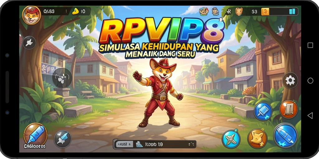 Tampilan gameplay RPVIP8 yang menawan dan interaktif.