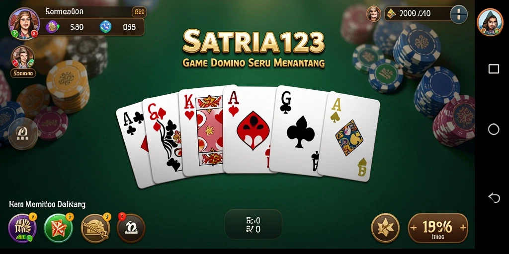 Tampilan gameplay seru dari SATRIA123, penuh strategi dan tantangan.