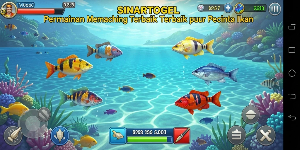 Tampilan gameplay SINARTOGEL yang menarik saat memancing.