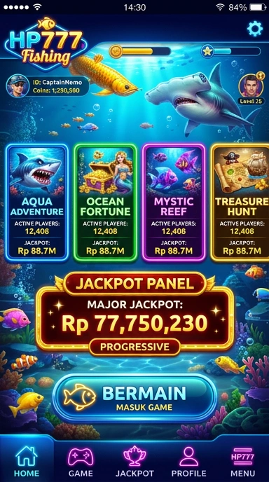 Menu kategori aplikasi di hp777 yang memudahkan pencarian.